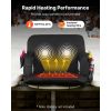 Stadium Seat, 25 inch Heated Stadium Chair, Bleacher Seat Heated with 4 Pockets for Bleachers