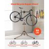 Bike Repair Stand, 88 lb Heavy-duty Bicycle Work Stand with 41.3-59.8 in Adjustable Height & Magnetic Tool Tray, Foldable Bicycle Maintenance Rack