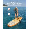 Inflatable Stand Up Paddle Board, 11.6' x 35" x 6" Wide Ultra-Light SUP Paddleboard, All Accessories Included, Pump, Paddle, Fin, Backpack