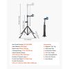 Bike Repair Stand, 66 lb Heavy-duty Bicycle Work Stand with 32.8-56.6 in Adjustable Height & Magnetic Tool Tray, Foldable Bicycle Maintenance Rack