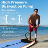 Inflatable Paddle Boards with Surf Board Accessories & Carry Bag Bottom Fin Paddling Surf Control;  Non-Slip Deck