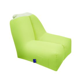 Inflatable Lounger Air Sofa Chair Couch w/ Portable Organizing Bag Waterproof Anti-Leaking for Backyard Lakeside Beach Traveling Camping Picnics (Option: Gree)