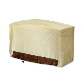 210D Waterproof Outdoor BBQ Grill Cover Windproof Dustproof Patio Gas Grill Oven Protector Oxford Cloth Garden (Option: 58In)