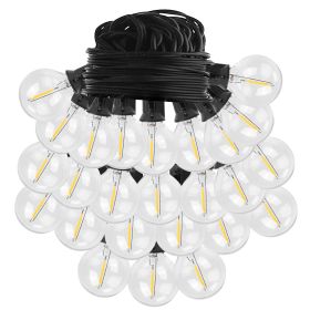25FT Decorative Globe String Lights Outdoor Indoor 25Pcs Bulb Light Strings Fairy String Lamps for Garden Lawn Patio Cafe Party (Option: 25FT_US)